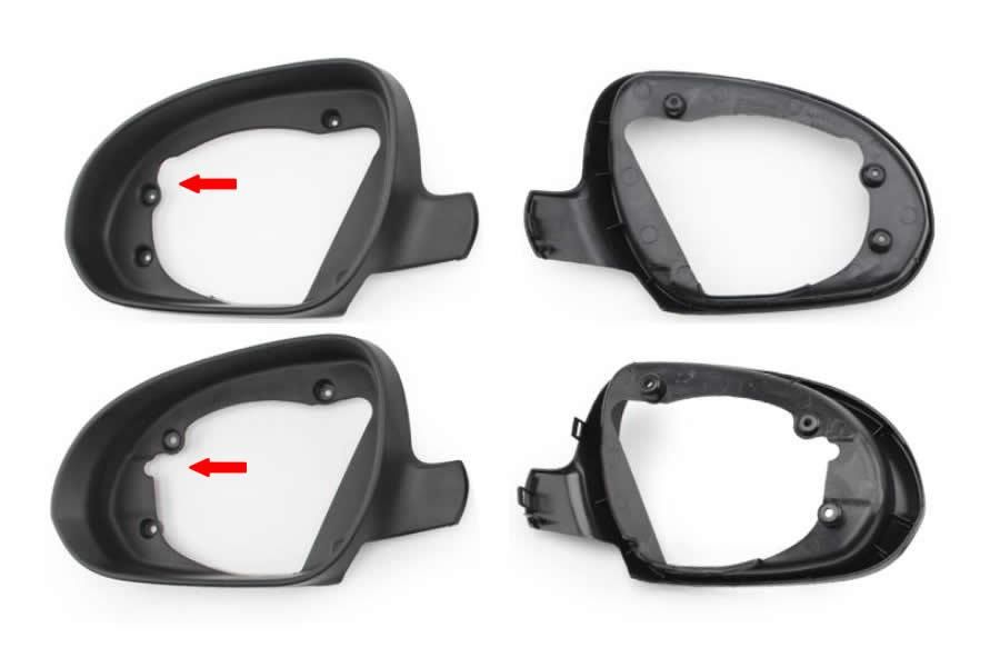 For Hyundai Elantra 2008 2009 2010 Car Accessories Replace Side Mirror Housing Frame Glass Surround Holder Trim