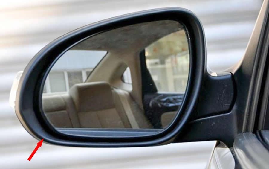 For Hyundai Elantra 2008 2009 2010 Car Accessories Replace Side Mirror Housing Frame Glass Surround Holder Trim