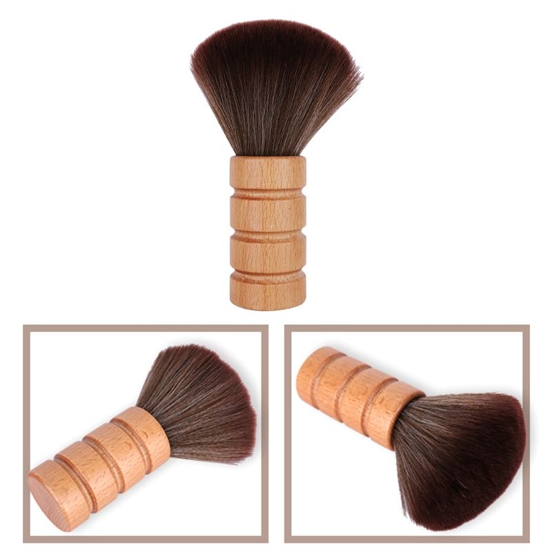 Anti-static Wooden Handle Soft Squirrel Hair Record Cleaning Brush Turntables