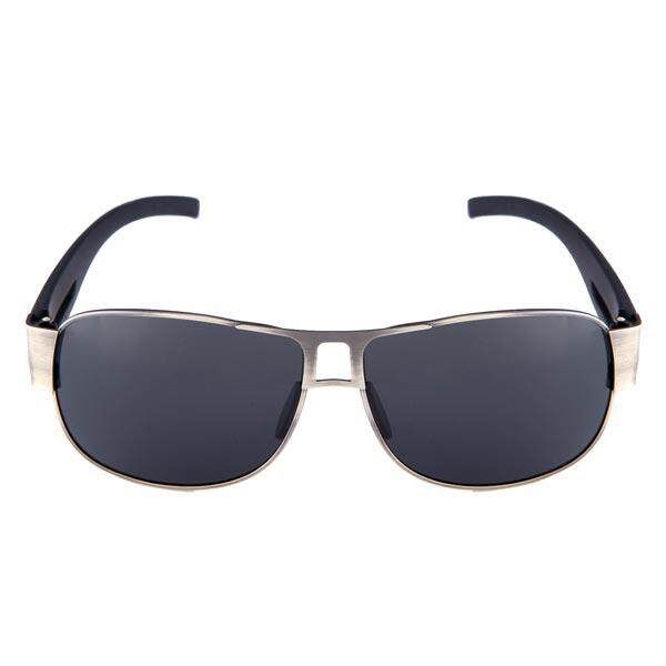 Mens Resin Polarized UVA UVB Black Fram Driving Sunglasses Gun Ash Rack Black Ash Piece
