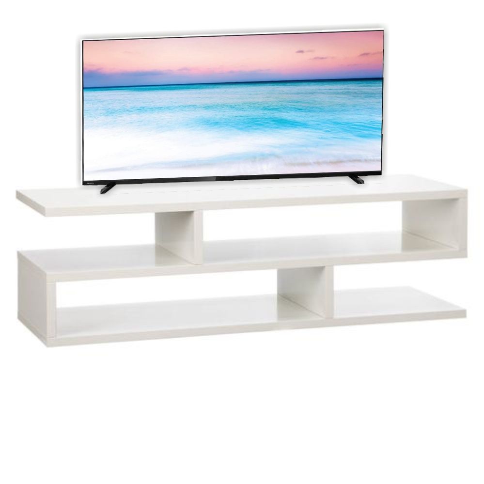 Modern No.2  DESIGN TV STAND - White TV SHELF