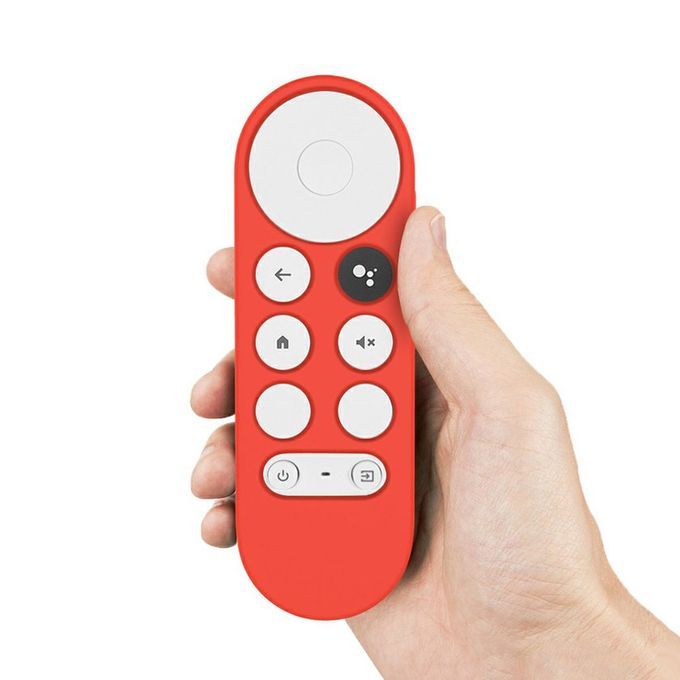 Sili One Prote Tive Ase Smart TV Remote Ontrol Over Anti-Lost Skin Sleeve-red