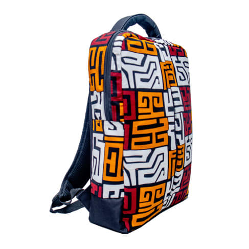 Ankara Print Backpack