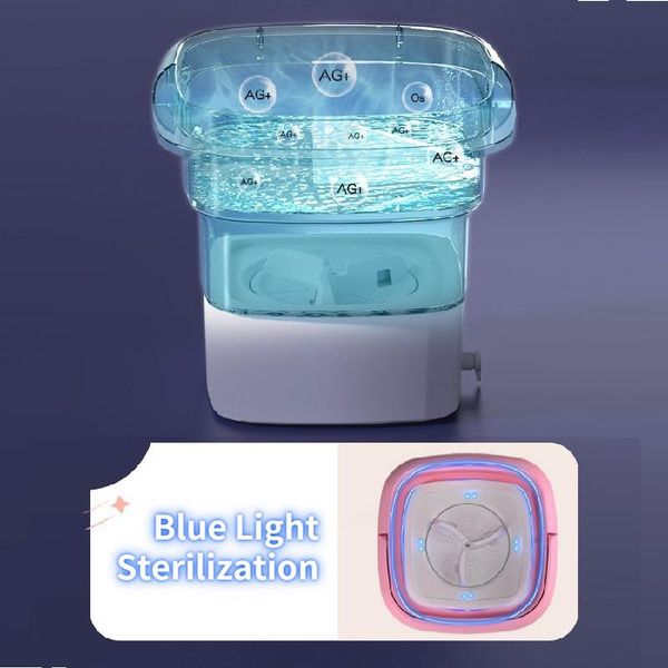 Mini Folding Washer Portable Antibacterial Travel Washer