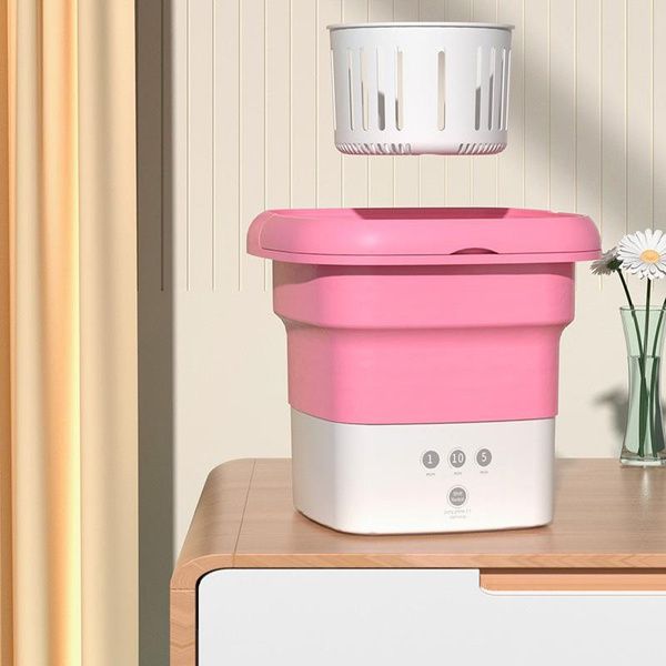 Mini Folding Washer Portable Antibacterial Travel Washer