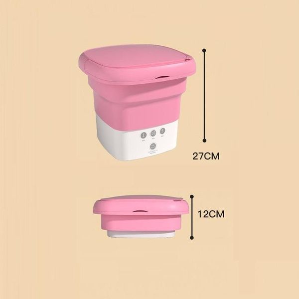 Mini Folding Washer Portable Antibacterial Travel Washer