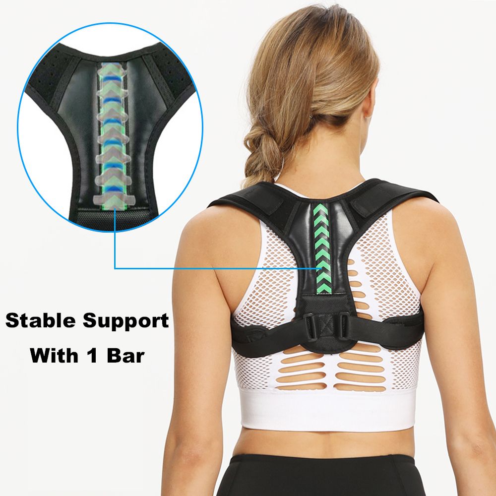 Adjustable Back Posture Corrector Belt Clavicle Spine Men Women Home Office Outdoor Upper Back Waist Shoulder Posture Correction(#Arrow)
