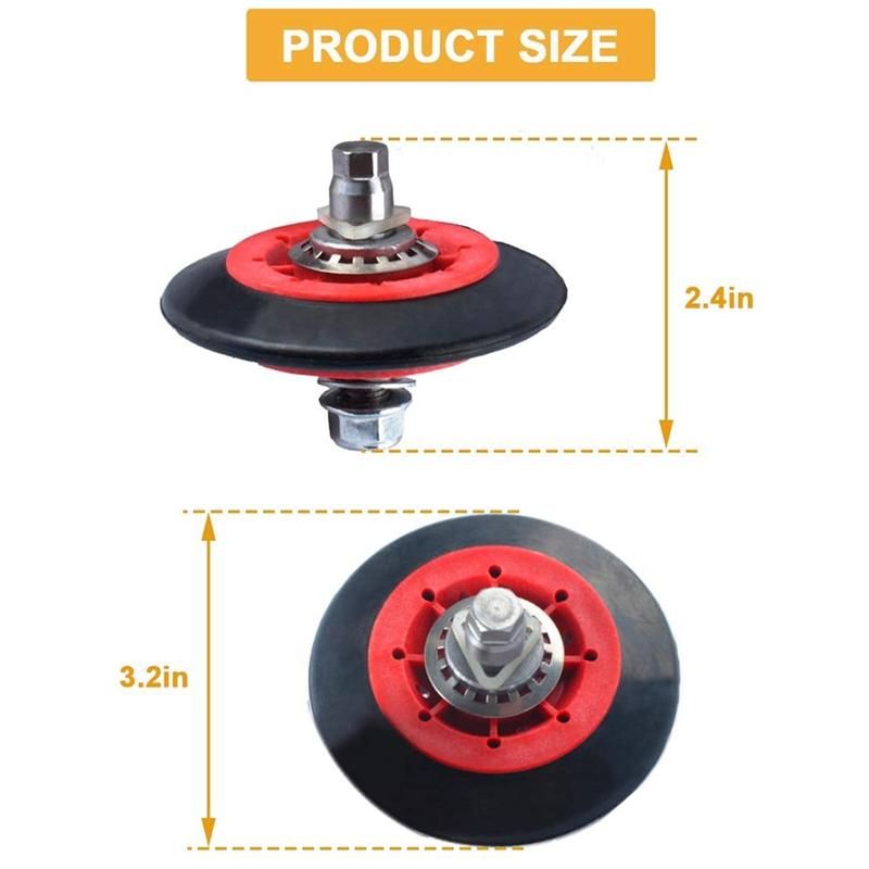 4 Pack of 4581EL2002C Dryer Drum Roller Assembly Fit for LG,