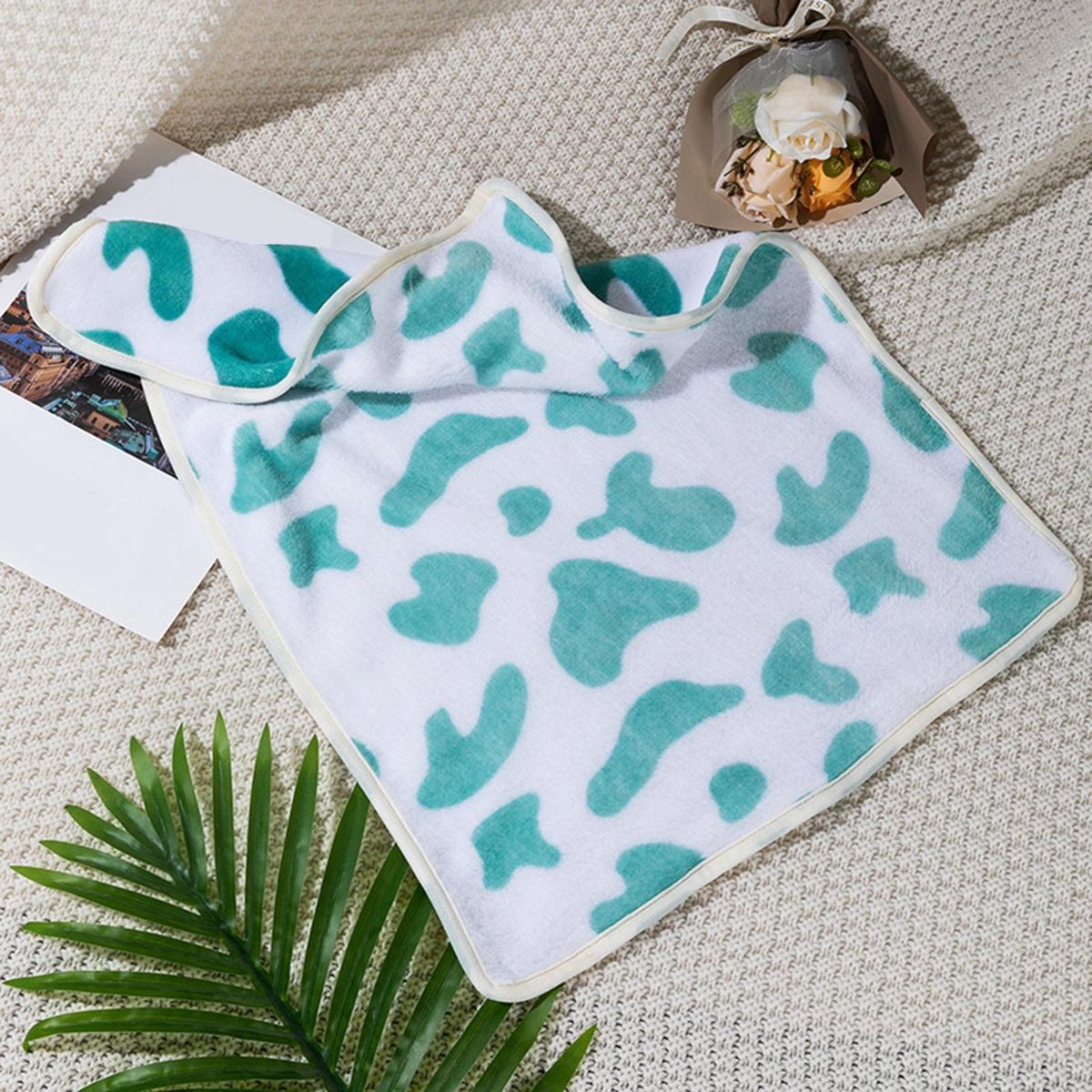 Pet Supplies Cozy Paws Pet Blanket Soft Fluffy Fleece Sleep for Dogs Blue