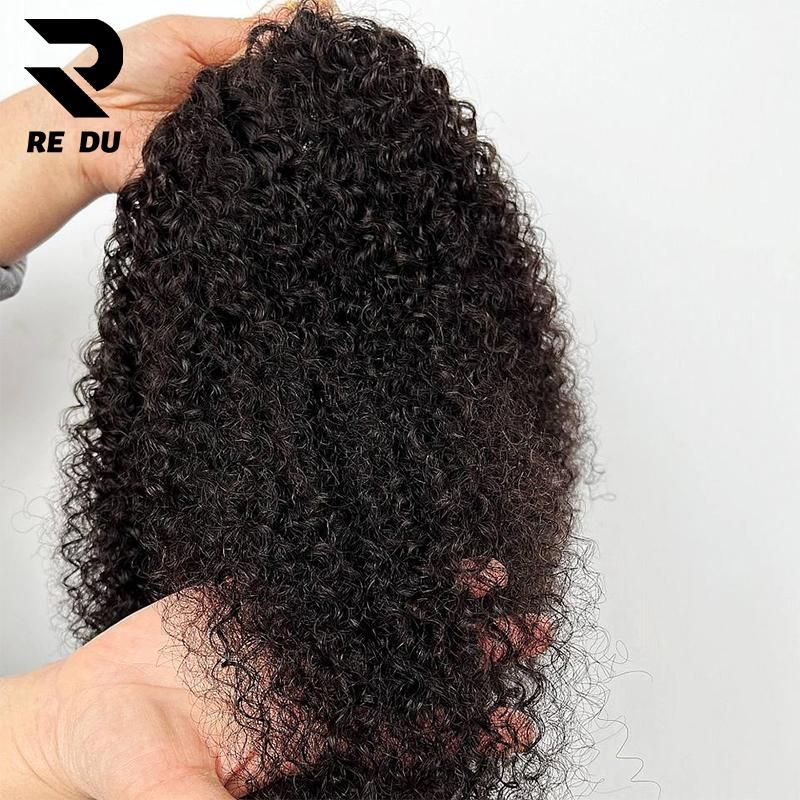 Mink Cuticle Aligned Full Customize HD Frontal Wig - Afro Kinky Curly Wig for Black Women