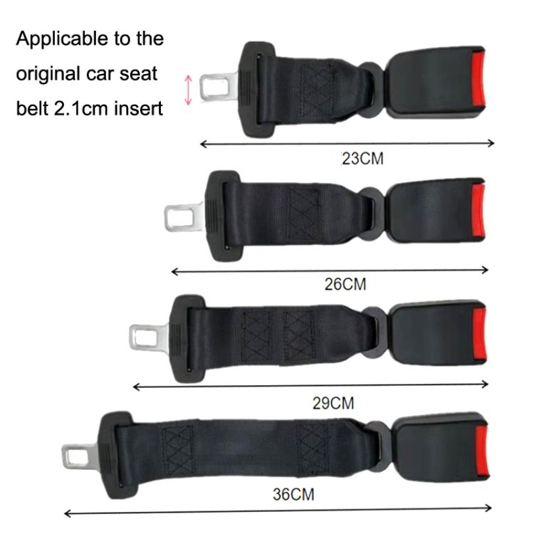 2 PCS Car Seat Belt Extender 36cm