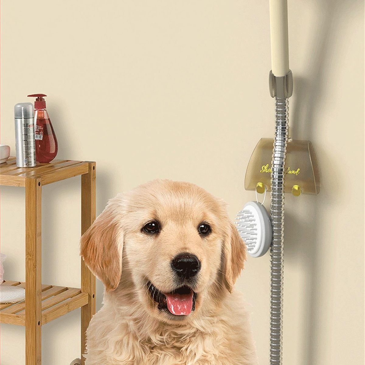 Shower Head Bracket Hose Holder Shower Head Bracket Yellow