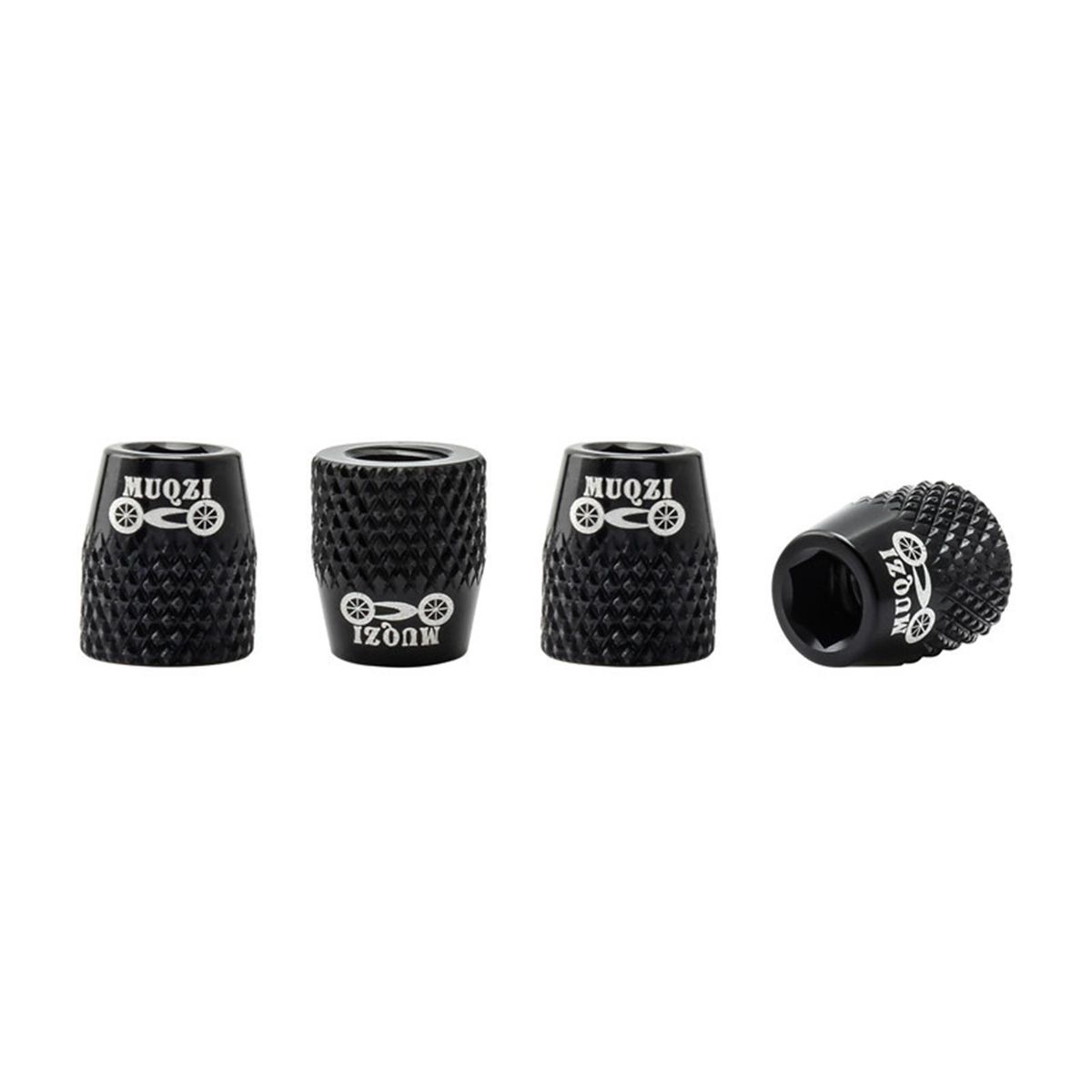 4Pcs Fixing Bolts Bike V Brake Pad Brake Block Fixing Nut Black