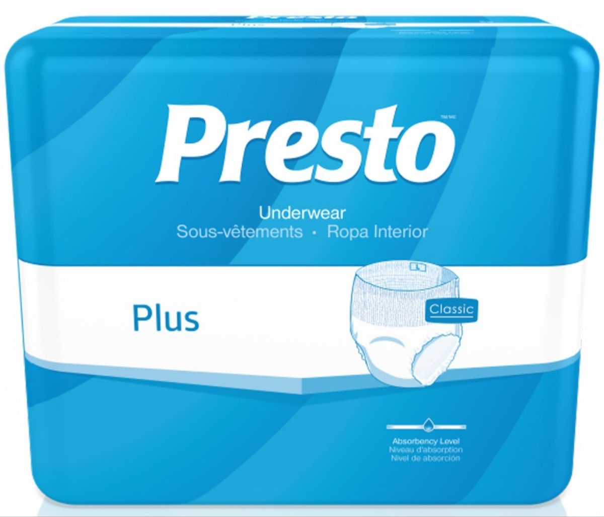 Medium Presto Plus  Underwear Quality Adult Diaper_20pieces