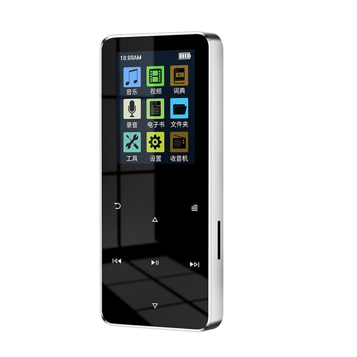 Mp3 Player with Speaker Output Wireless Sound Oasis 16gb Bluetooth Mp3 Grey