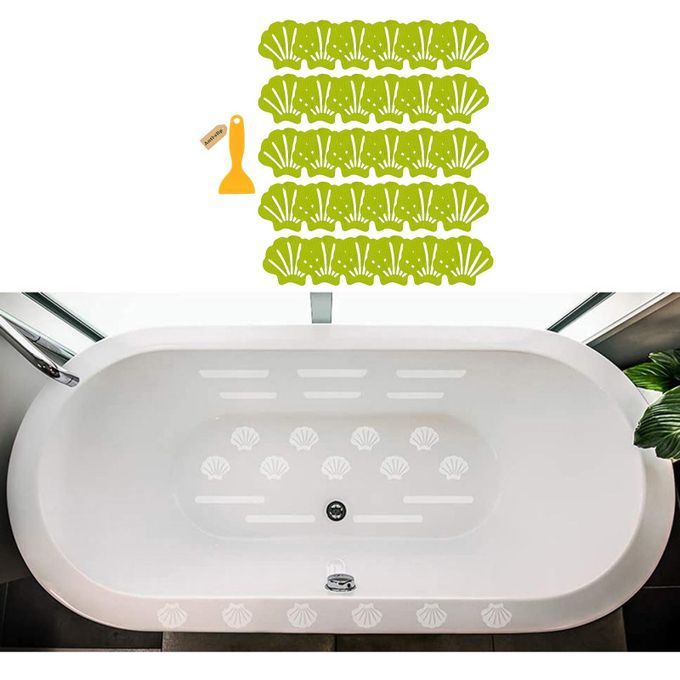 30Pcs Anti Slip Stickers With Scraper Strong Waterproof For Green