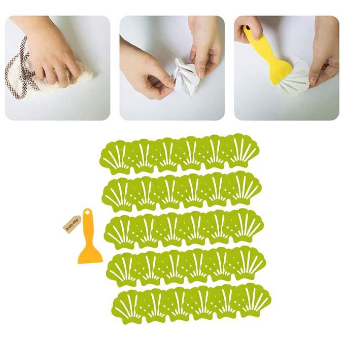 30Pcs Anti Slip Stickers With Scraper Strong Waterproof For Green