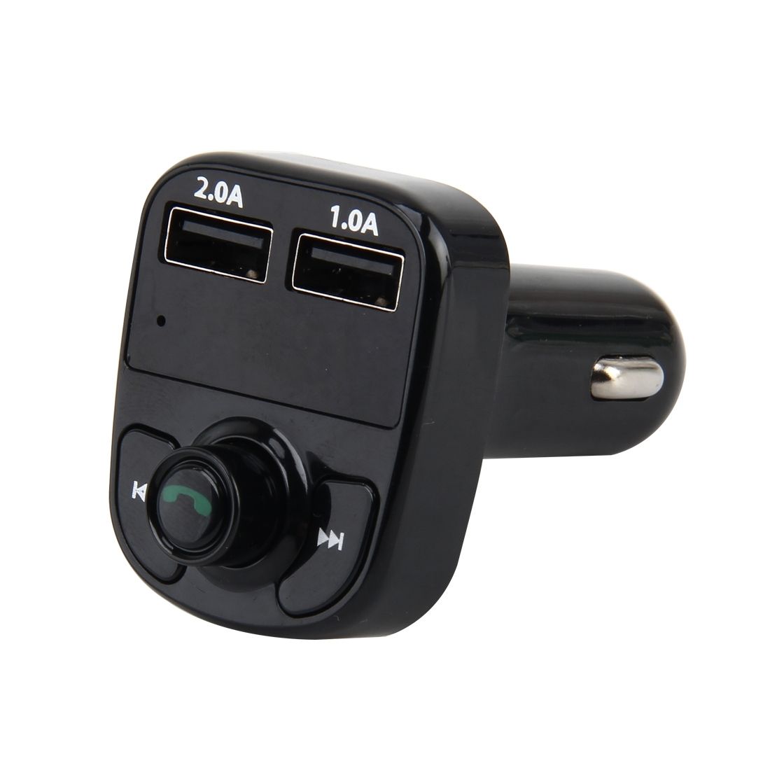 X8 Car MP3 Wireless Stereo Music Player Full Frequent FM Transmitter Wireless Car Charger Adapter With Dual USB Ports Digital Display Support U Disk And TF Card Wireless Headset For Mobile Phone