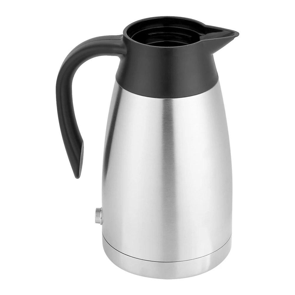 Portable 24V 1000ml Car Electric Kettle Water Auto Shut Off Water Heating Boiling Pot Cup Boiling Bottle for Travel