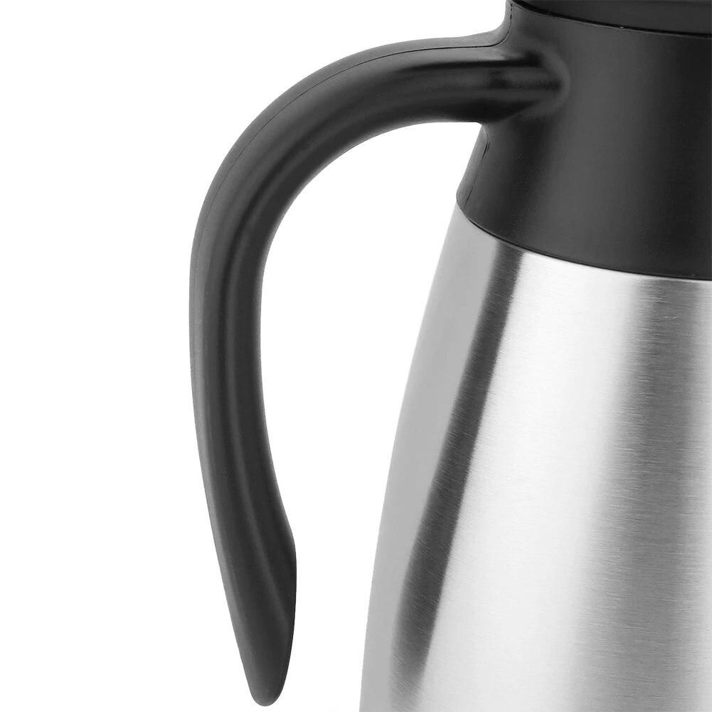 Portable 24V 1000ml Car Electric Kettle Water Auto Shut Off Water Heating Boiling Pot Cup Boiling Bottle for Travel