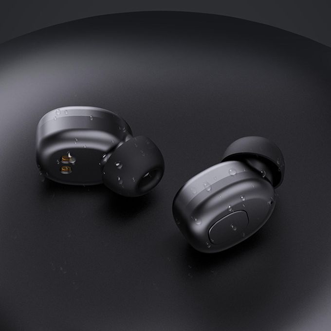Wireless Bluetooth 5.0 Stereo In-Ear Gaming Waterproof W Black