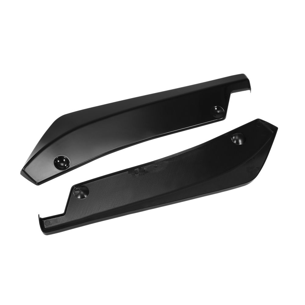 Fit Rear Bumper Lip Splitter Fins Body Lip Spoiler Chin