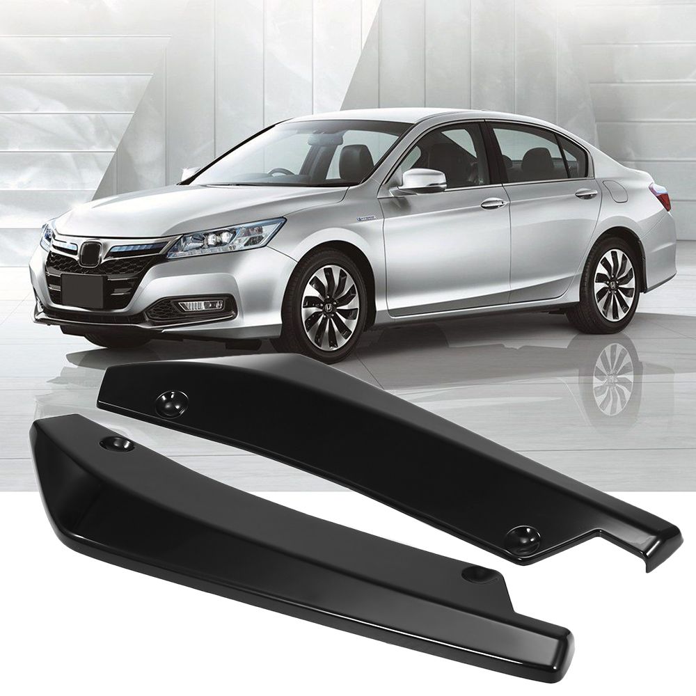 Fit Rear Bumper Lip Splitter Fins Body Lip Spoiler Chin