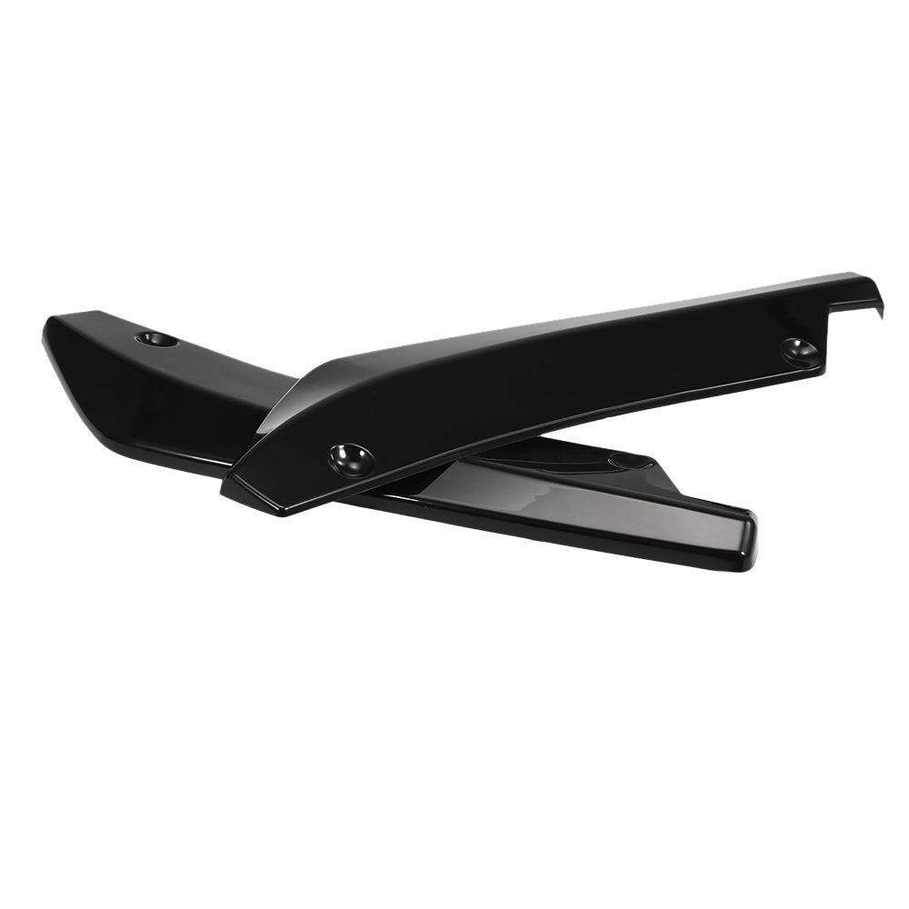 Fit Rear Bumper Lip Splitter Fins Body Lip Spoiler Chin