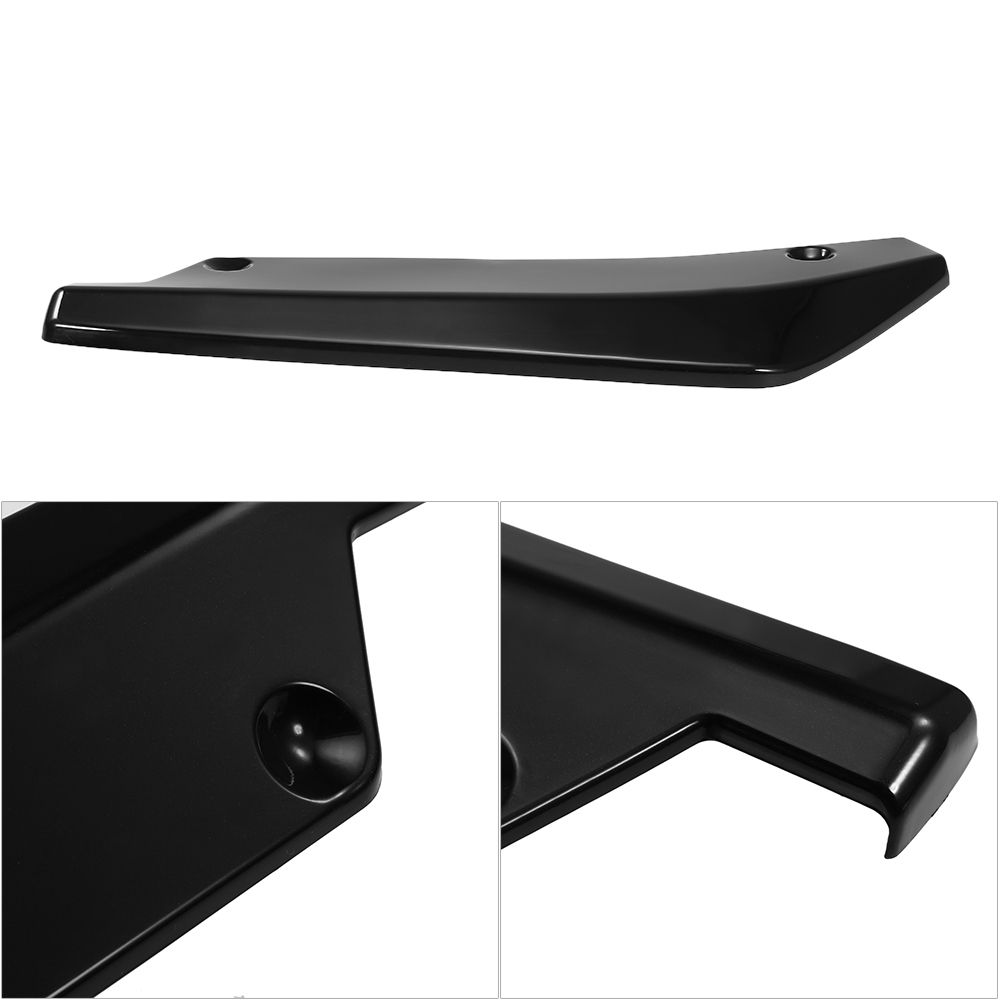 Fit Rear Bumper Lip Splitter Fins Body Lip Spoiler Chin