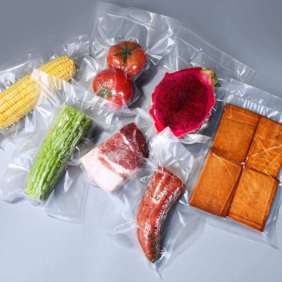 Vacuum Sealer Machine With 10PCS Vacuum Bags Automatic Food