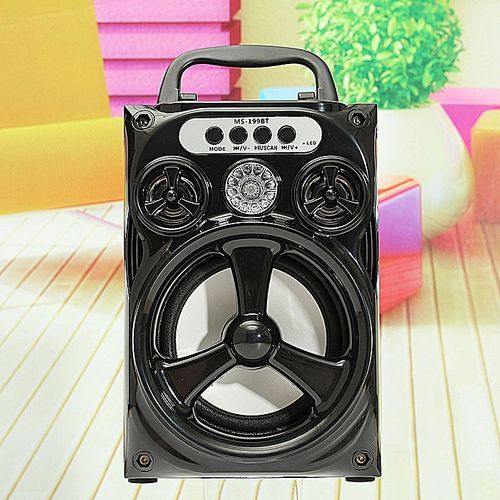 LED Bluetooth Wireless Portable USB/TF/AUX/FM Radio Stereo Outdoor Bass Speaker HT-S