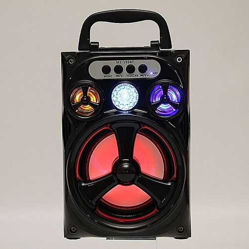 LED Bluetooth Wireless Portable USB/TF/AUX/FM Radio Stereo Outdoor Bass Speaker HT-S