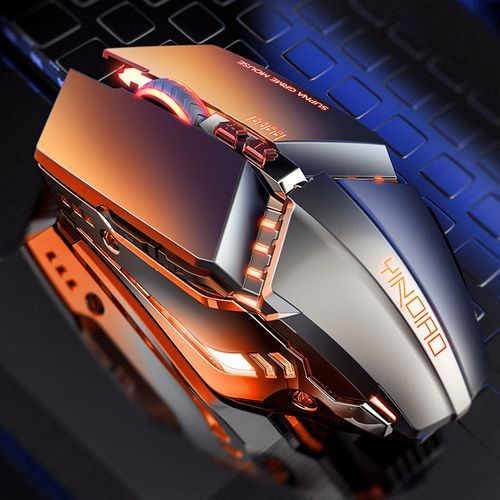 Silent USB Wired Gaming Mouse 6 Buttons 3200DPI Optical Gamer Mice