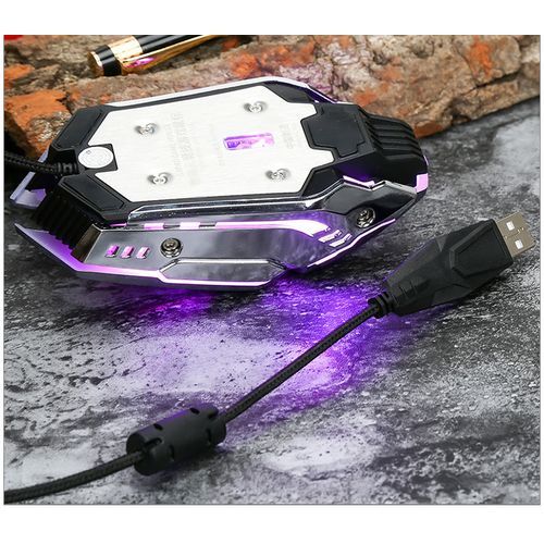 Silent USB Wired Gaming Mouse 6 Buttons 3200DPI Optical Gamer Mice