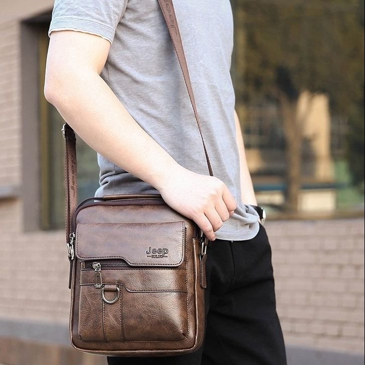 3 In 1 Leather Messager Bag