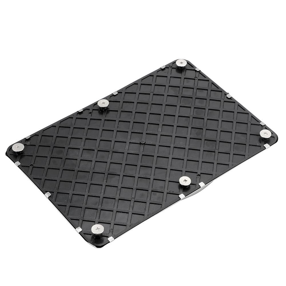 Car Carpet Mats Foot Heel Brake Pedal Floor Pad Patch Side Plate Universal Stainless Steel/PVC Automotive Accessories Interior