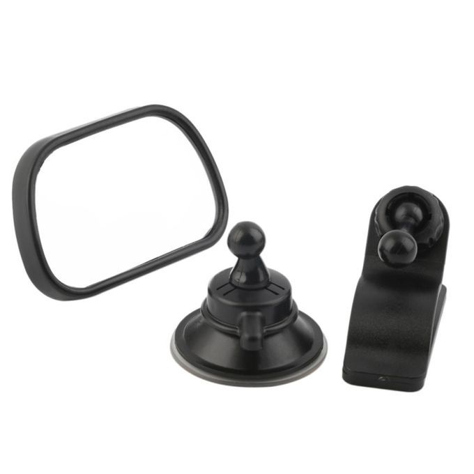 360 Degree Rotary Safety Suction Cup Car Back Seat-Black