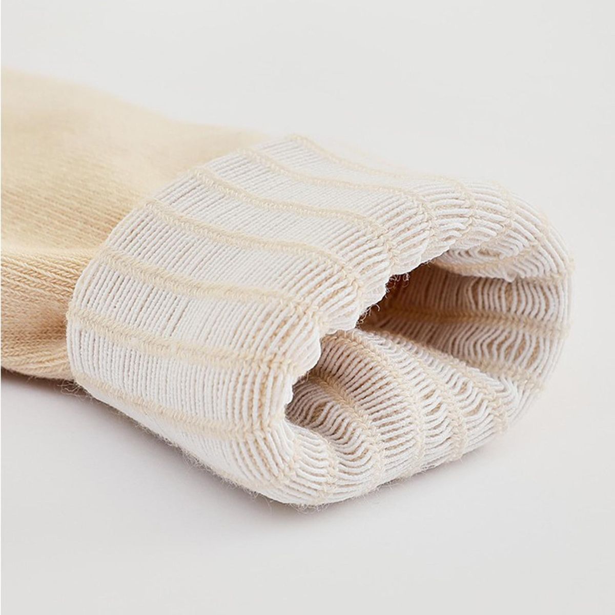 1 Pair Mid Tube Socks Autumn And Winter Long Yoga Socks Khaki