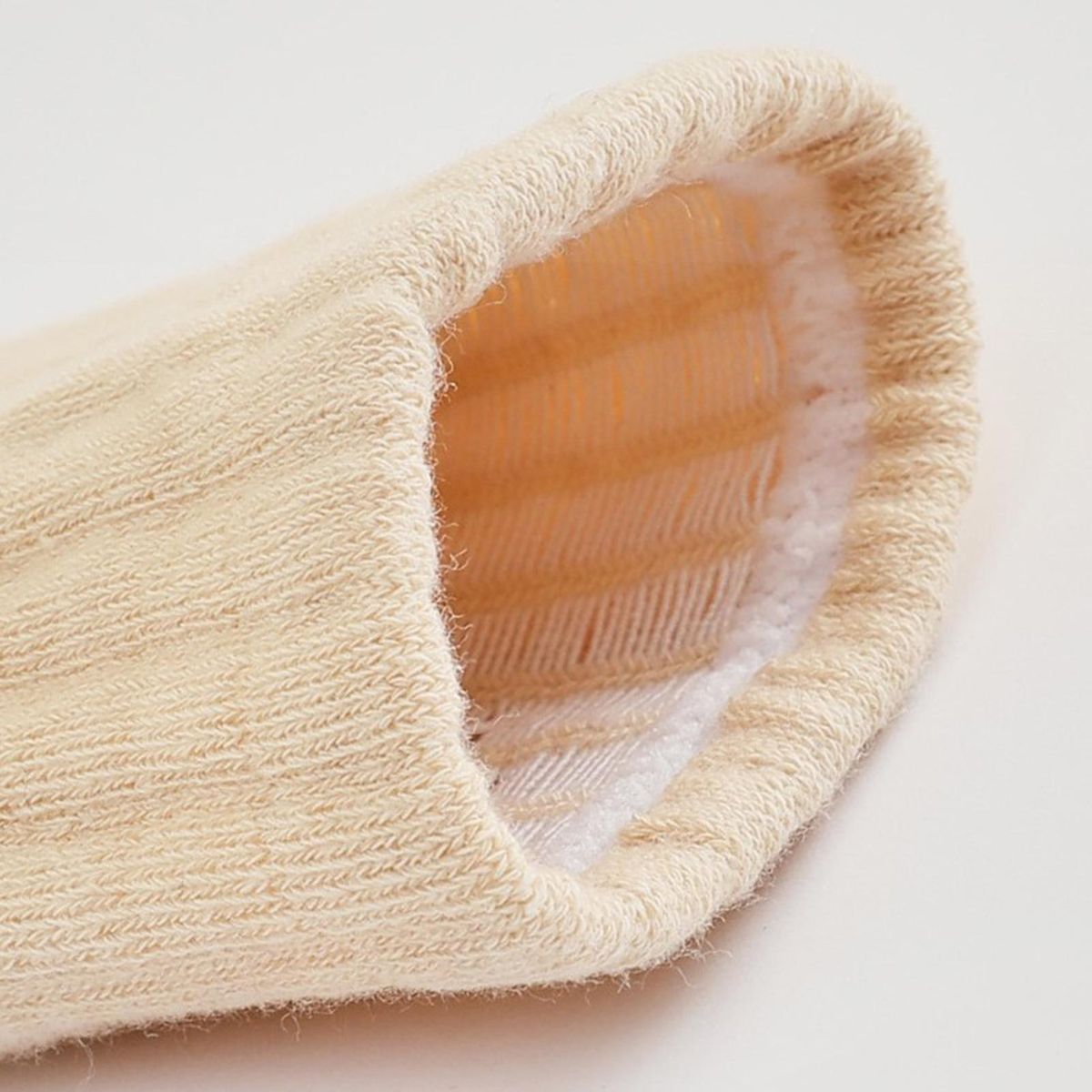 1 Pair Mid Tube Socks Autumn And Winter Long Yoga Socks Khaki