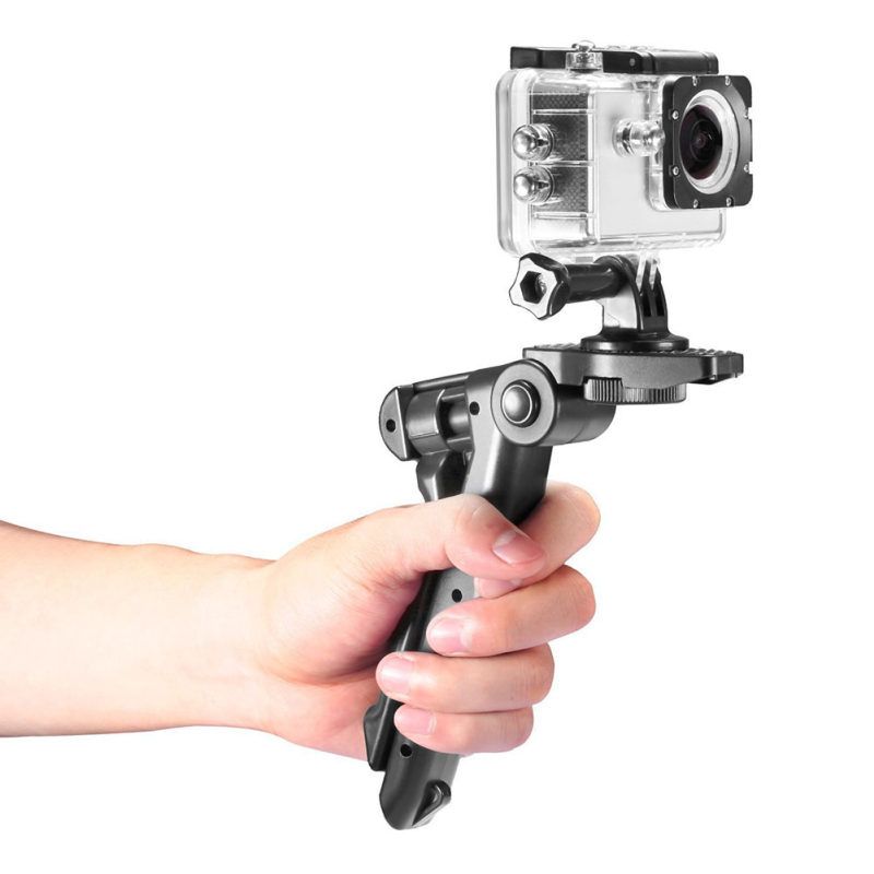 Universal Rotary Mini Camera Tripod Handheld Desk Top Phone-