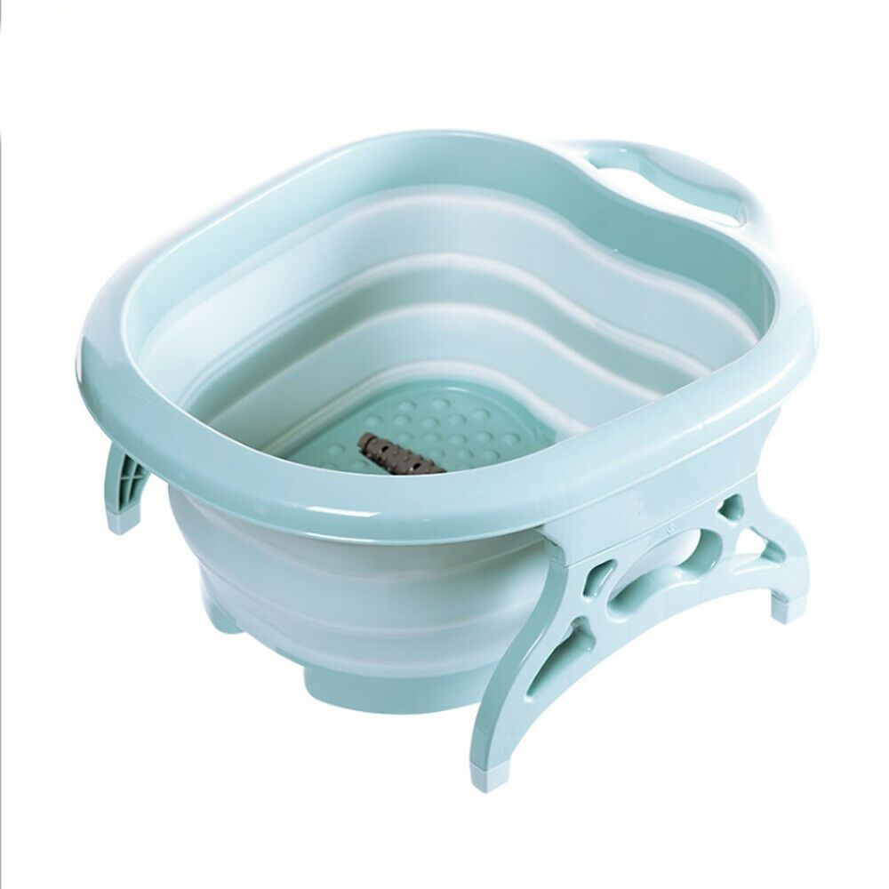 Foldable Foot Spa Pedicure Buckets Hot Water Tub Massage Bath Soak Feet Conair