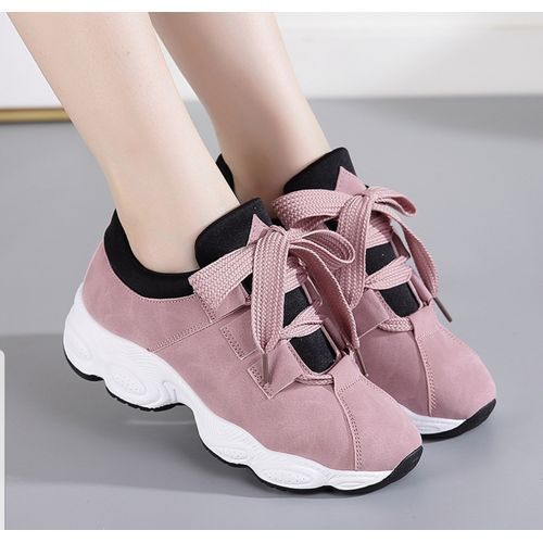 Women's Classic Shake Shoes All-Match Street Sneakers Sneakers (37-40) - Pink
