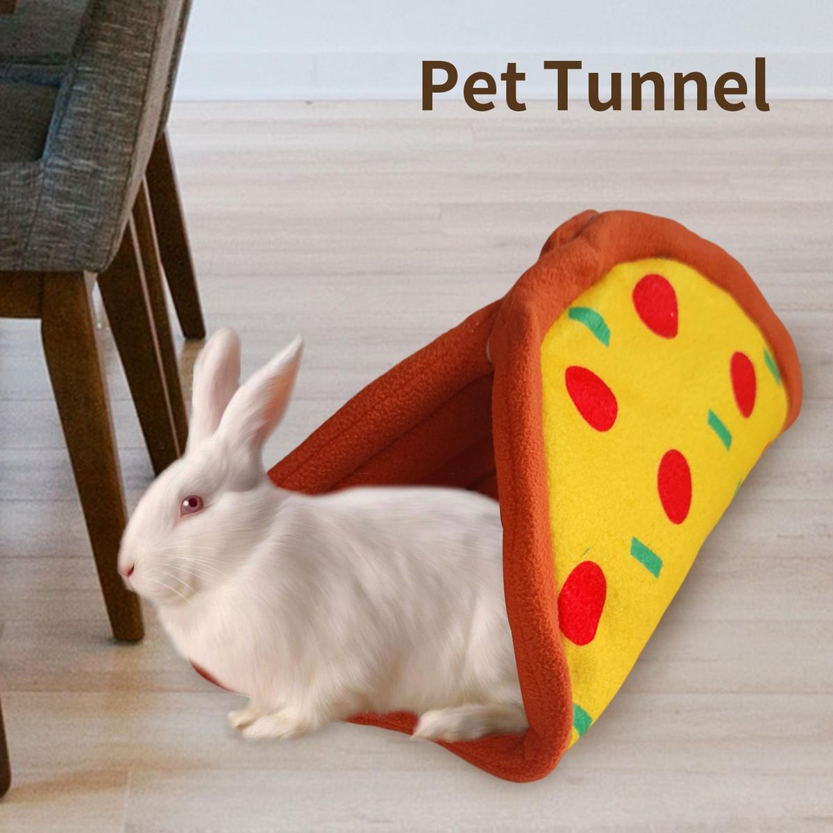 Pet Bed Hamster Guinea Pigs Sleeping Nest House Pet Channel Yellow