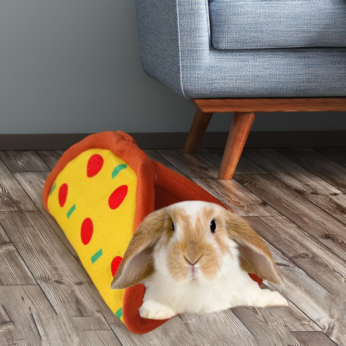 Pet Bed Hamster Guinea Pigs Sleeping Nest House Pet Channel Yellow