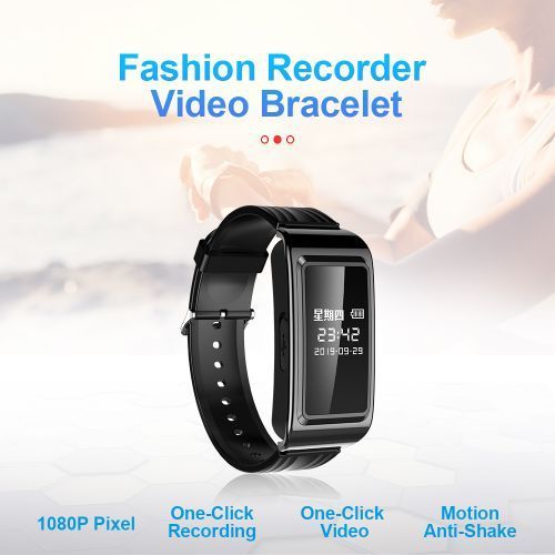Mini Camera Hd1080p Digital Watch Wearable Camcorder Wristband Sports Dv Rechargeable Portable Monitor Body Cam Video Recorder - Mini Camcorders - -D5 Mini Camera