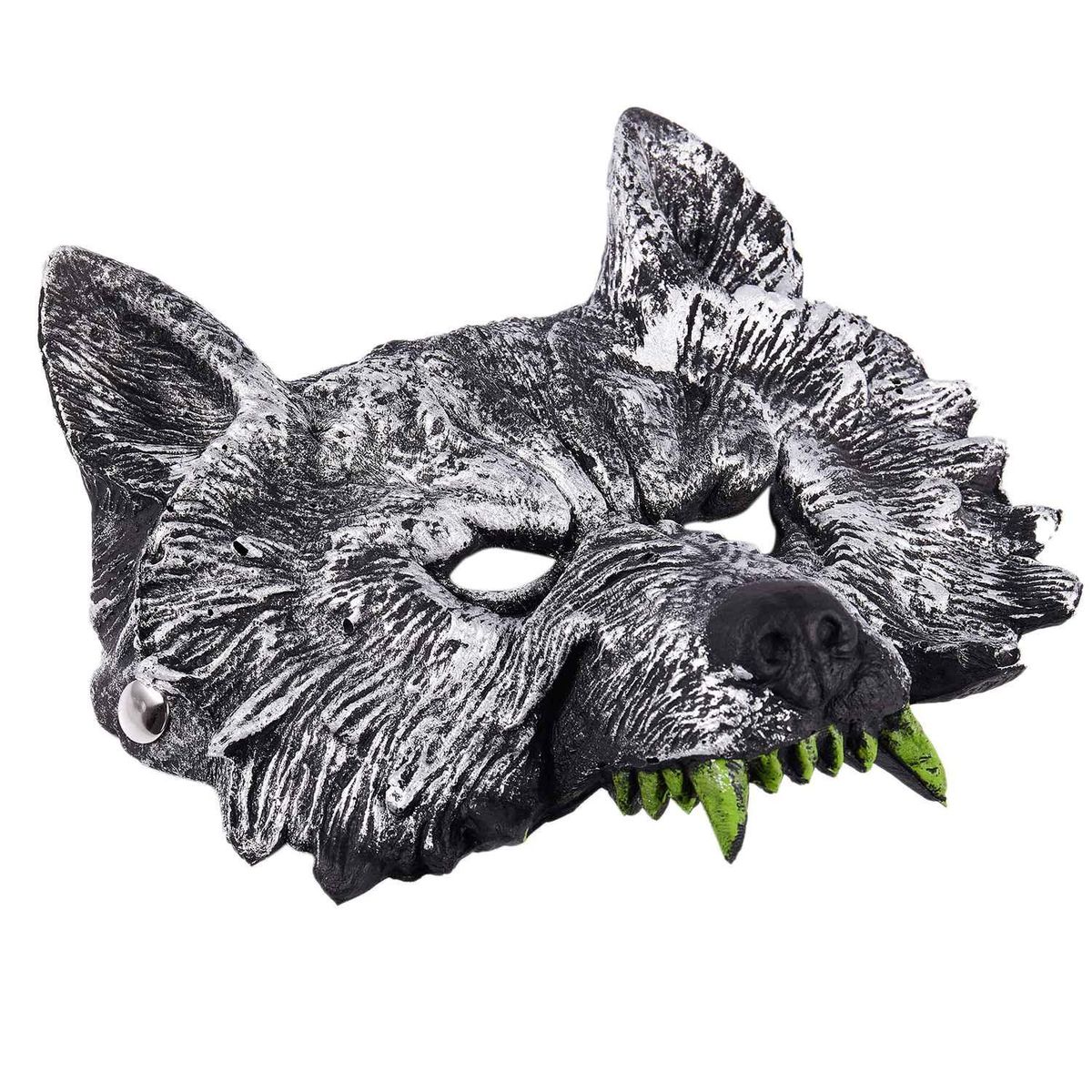 Grey Wolf Head Mask for Cosplay Halloween