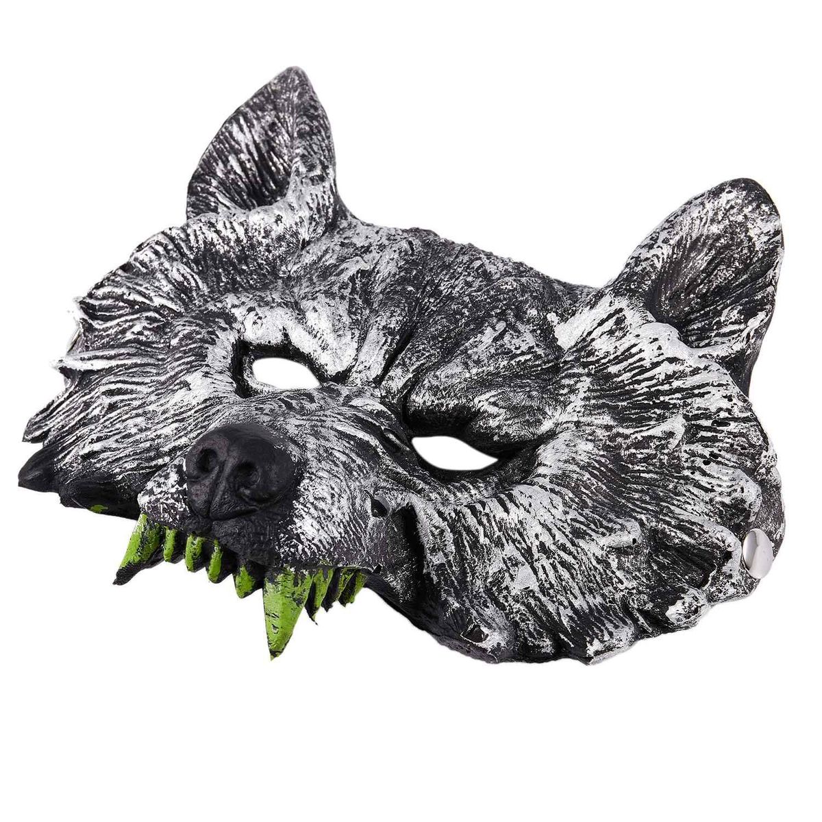Grey Wolf Head Mask for Cosplay Halloween