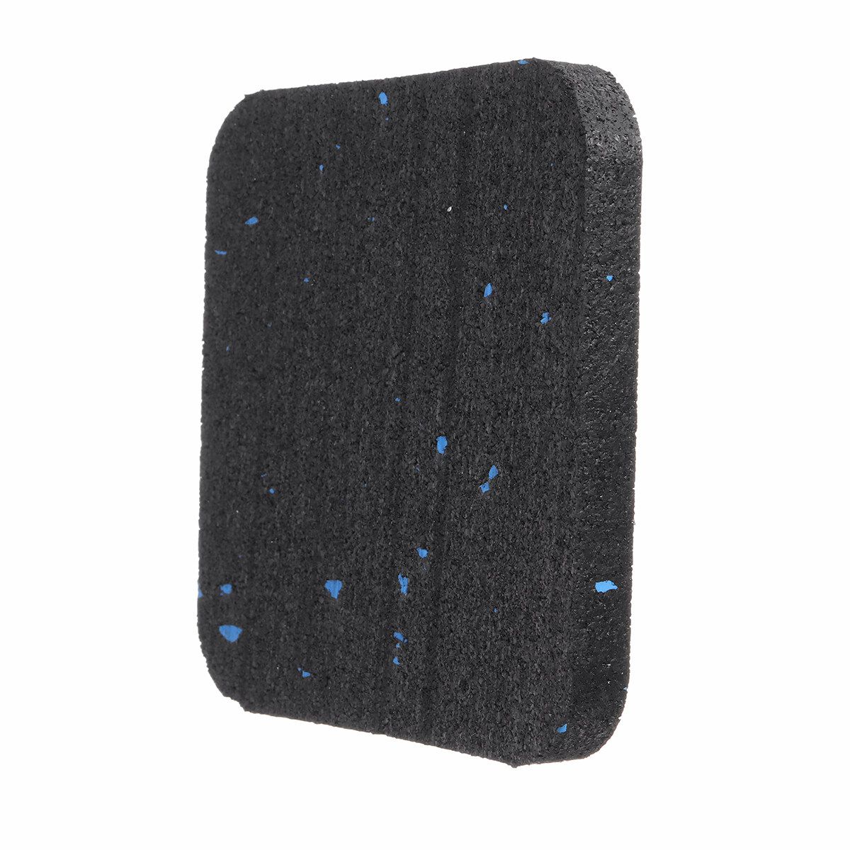 4Pcs/6Pcs Shock Absorbing Waterproof Non-Slip Rubber Pad Fitness 1.0Ply/1.9Ply Thickened Sound Insulation Rubber Cushion Home Treadmill Mat Exercise Mat 6Pcs 1.0ply