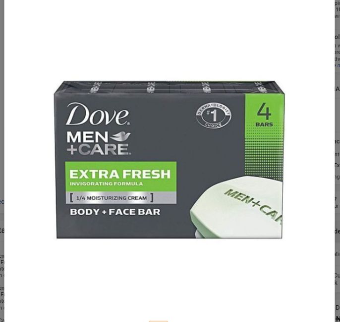 Extra Fresh Invigorating Face And Body Cream Bar Soap (4in1)