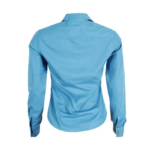 Fitted Shirt For Women - Blue